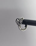 Chrome Halo Earring
