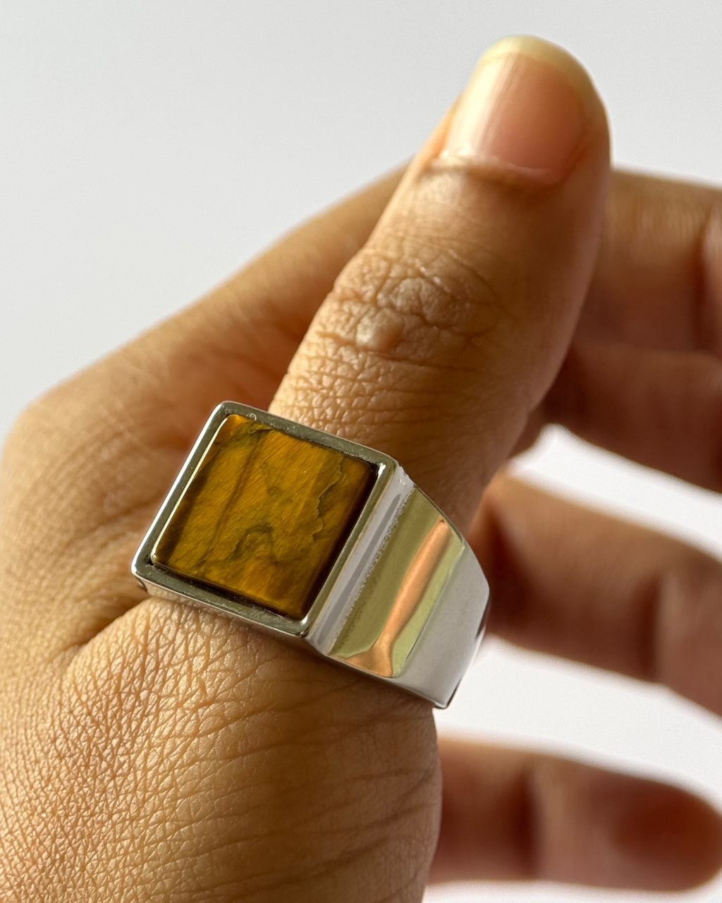 Tiger Eye Signet